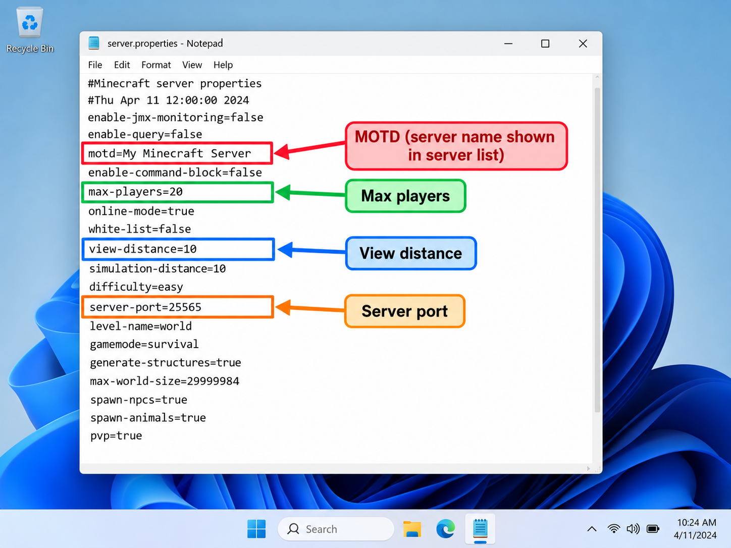 Server Descriptions Java Minecraft How to Set Up a Minecraft Server in 2026 (Step-b… | MCVoting Blog